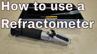 how to measure salt level in saltwater aquarium : how to measure salinity using a refractometer