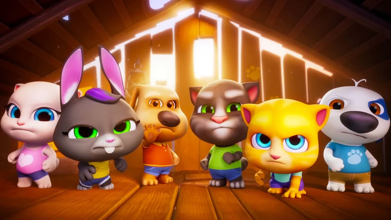 Говорящий Том 🐱 Летающий Домик на Дереве ⭐ Смешные мультики для всей семьи⭐ Классные Мультики