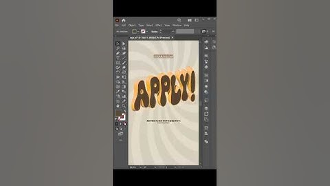 How to create Text effect in adobe illustrator  #shorts #tutorials