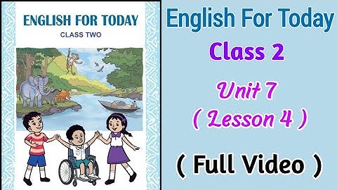 Class 2 English Book 2024 | Unit 7 ( Lesson 4) | Full Video  | Colours, Shapes And Signs
