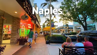 Walking around the Fifth Avenue Area in Naples, Florida