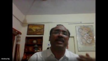 Lecture of Prof. Krishna Raj in Webinar 1: on the topic "Introduction to MATLAB Programming"