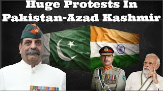 Maj Gen #AshwaniSiwach Huge Protests In Pakistan-Azad #Kashmir #ArzooKazmi #india