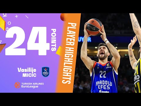 Micic inspires Efes | Player Highligths | Turkish Airlines EuroLeague