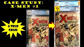 Case Study: X-Men #1! CGC 4.0 graded comic book cleaning and pressing resubmission! silver age GRAIL