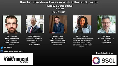 How to make shared services work in the public sector
