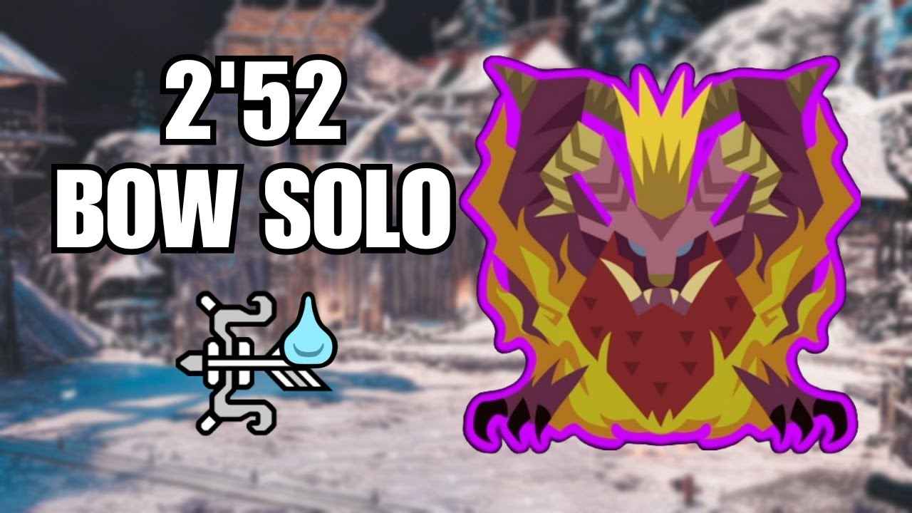 [MHWI] Tempered Teostra 2'52 Heroics Bow Solo