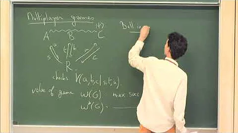 Dr. Thomas Vidick | Lecture 1: Entanglement in quantum interactive proofs (tutorial)