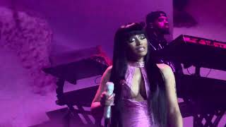 Nicki Minaj performs Here I Am on The Pink Friday 2 Tour in Newark, NJ on 3\/28\/24.