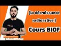 {la décroissance radioactive} BIOF