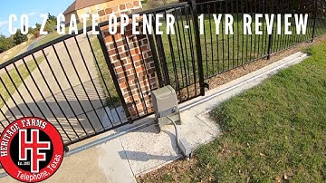 Co-Z electric gate opener. 1 year  review.   Is it worth it?