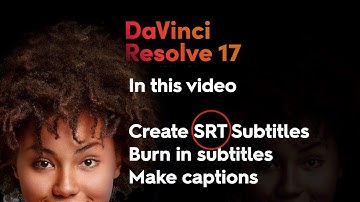 Create subtitles in DaVinci Resolve 17