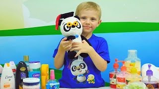 Играем с Даником и ДОКТОРОМ ПАНДОЙ. Учим средства личной гигиены и смотрим мультик Доктор Панда Играем с Даником и ДОКТОРОМ ПАНДОЙ. Учим средства личной гигиены и смотрим мультик Доктор Панда