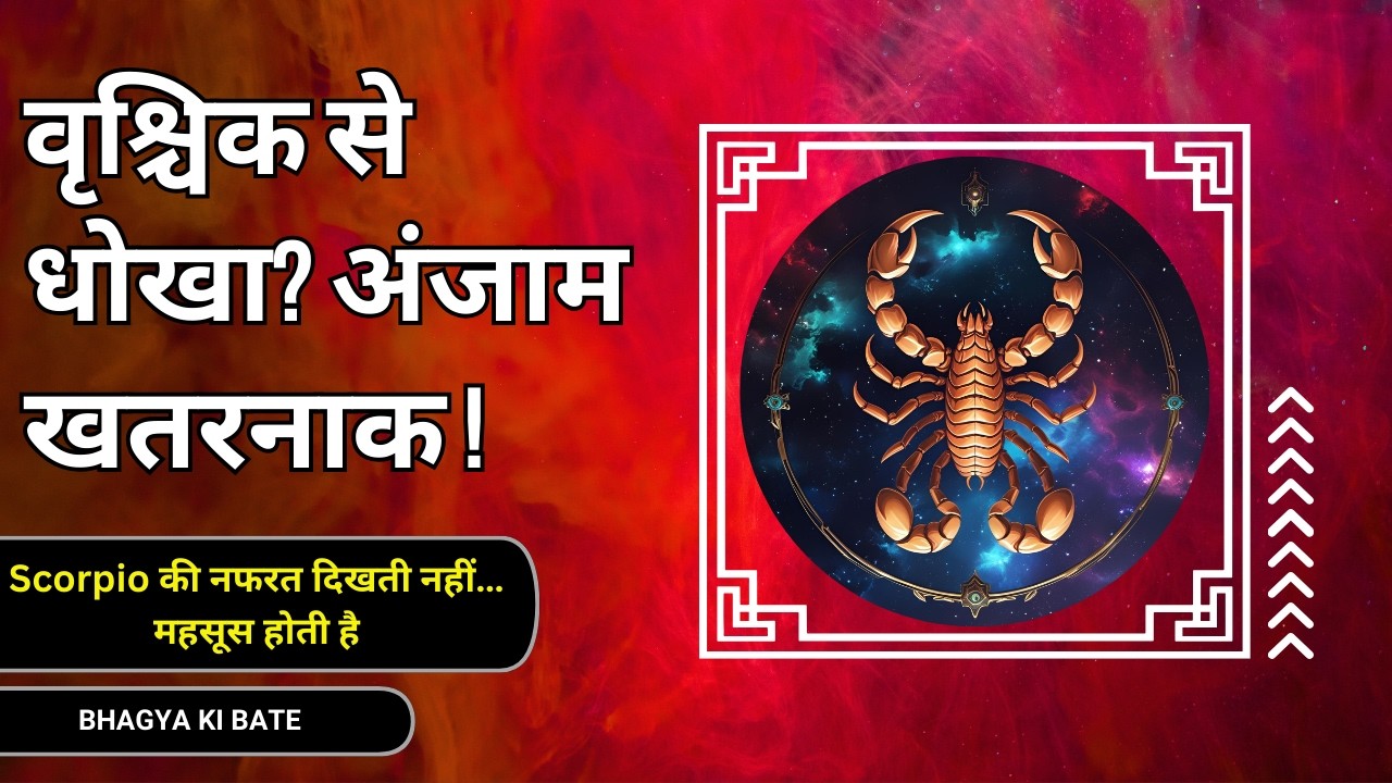 वृश्चिक राशि वालों के साथ गद्दारी का खौफनाक अंजाम | #scorpio  Revenge & Loyalty Truth |
