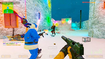 Counter Strike Source - Zombie Nemesis Mod Online Gameplay on de_dust2 Xmas Map
