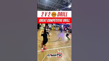 2 v 2 🏀 Competion Drill #basketball