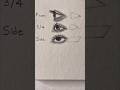 Drawing eyes in different angles ✨