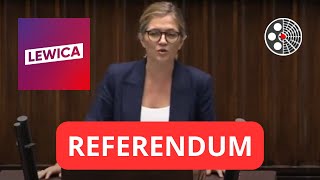 Magdalena Biejat - o przeprowadzeniu referendum ogólnokrajowego