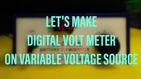 HOW TO MAKE VOLTMETER USING DSN DVM 368 DIY PROJECT