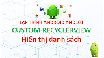 AND103 Hiển thị danh sách lên RecycleView Distributor CRUD Distributor Call API Lab5.4