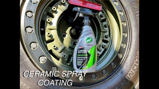 Ceramic Wax Spray Coating for your Rims/Wheels - Budget Friendly - Turtle Wax Hybrid Solutions.