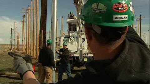 Utility Lineman Training with Steel Distribution Poles