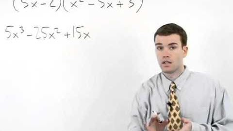 Multiplying Polynomials | MathHelp.com