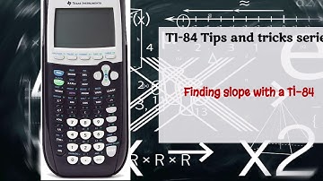 Finding slope and y-intercept with TI-84