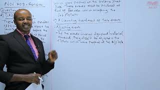 Accounting Treatment of Adjusting events