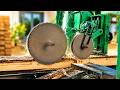 Wood Saw - The Process of Processing Pine Products at The Factory
