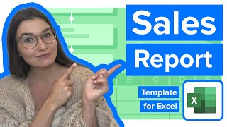 Sales report template for Excel