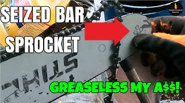SEIZED BAR SPROCKET! I THOUGHT THEY DIDNT NEED GREASE