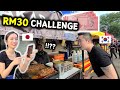 Korean  japanese rm 30 challenge at bazaar ramadhan