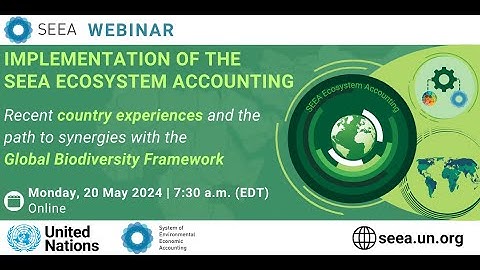 Implementation of the SEEA EA:  Country Experiences & the Pathway to the GBF