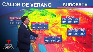 El Oeste de EE.UU. experimenta temperaturas de verano en pleno otoño | Noticias Telemundo