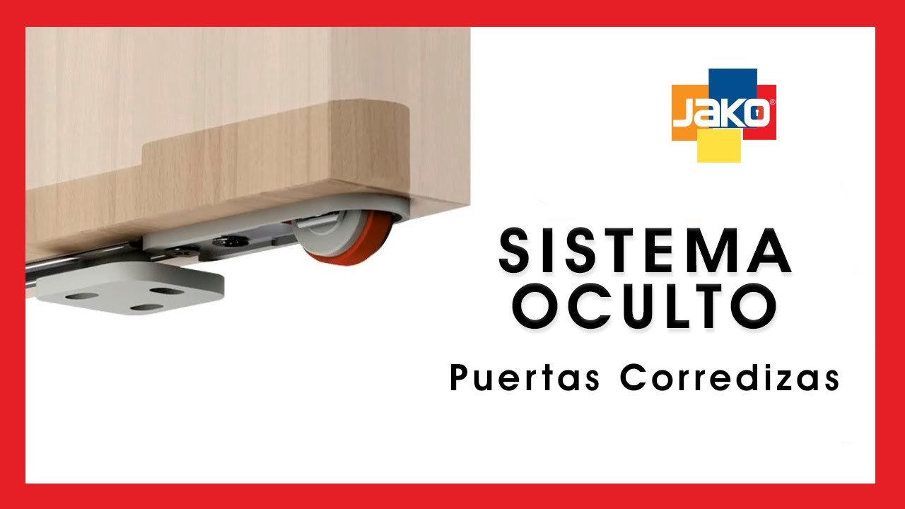 Instalación: Sistema oculto puertas corredizas COD. JK15452 -