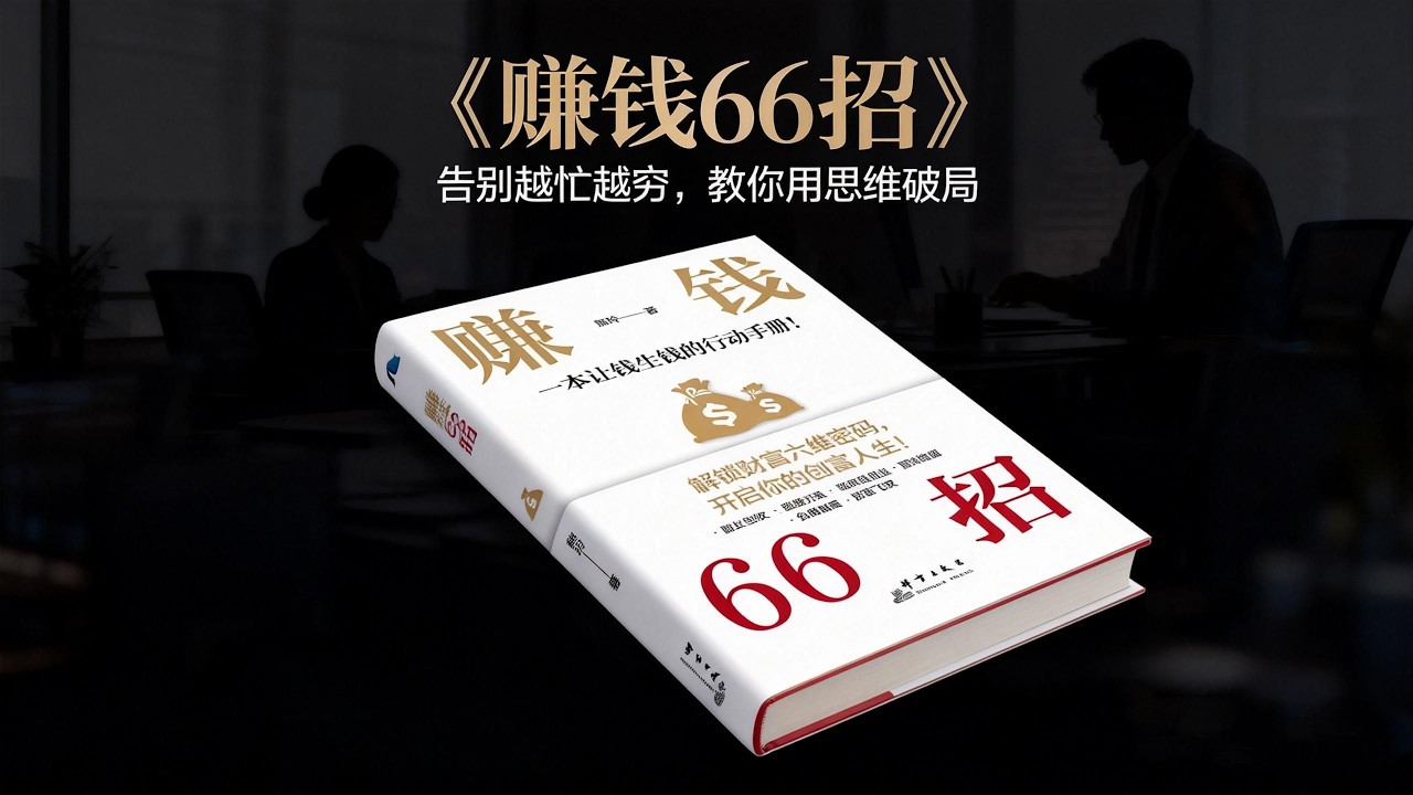 經典書籍《賺錢 66 招》深度解析：擺脫窮忙思維，掌握致富關鍵，讓財富自然來！