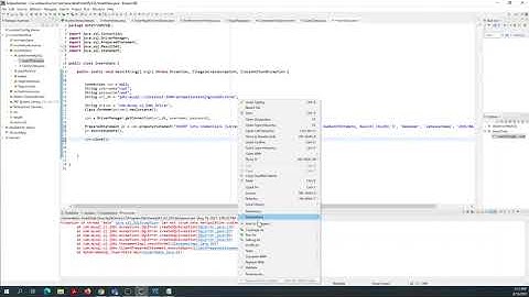 Part 2- using Java to insert data  table into MySQL
