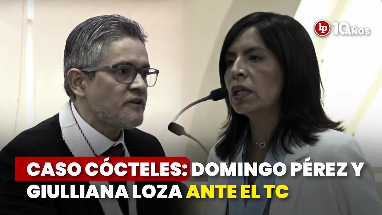TC: Domingo Pérez vs. abogados del caso Cócteles