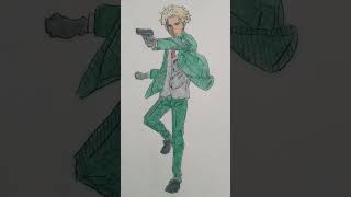 Drawing Loid Forger From Spy x Family 😎#shorts #art #drawing #anime #spyxfamily #anya  #loidforger