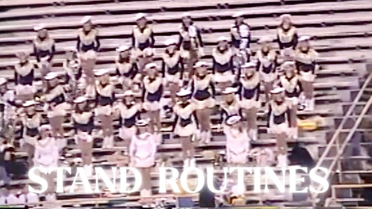 STAND ROUTINES - Drill Team performance @ Football Game