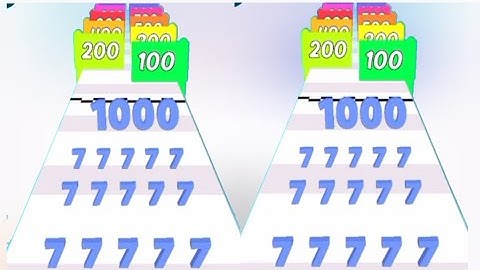 New Record Best Satisfying Math Game-Numbers Run Merge Vs Number Rush 2048 |High Levels