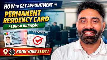 How to Get an Appointment for Permanent Residency Card | Longa Duração (Step-by-Step Guide)
