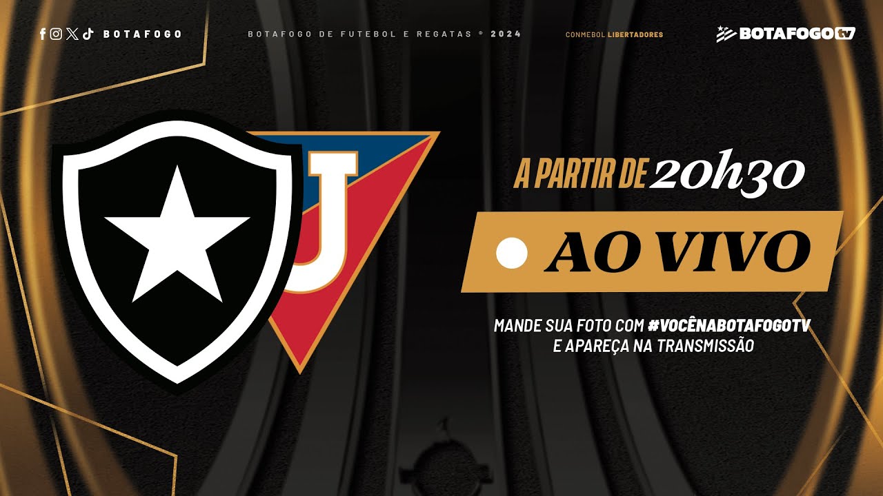 AO VIVO | Botafogo x LDU | Conmebol Libertadores - YouTube