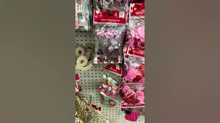 Valentines decor items at dollar tree #trending #shorts #shortvideo #diy #homedecor #usa