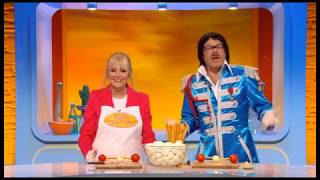 Harry Hill's Tea Time - Twiggy and Harry make egg molecules