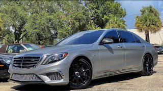 2015 Mercedes S65 AMG with RennTech tune for sale cold start walk around test drive MSRP $ 237,575