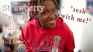 STRAWBERRY CEREAL MILK thca! chill review + sesh! | J Litty's