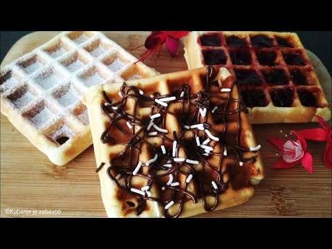 WAFFLES - Kako napraviti vafle? Vrlo jednostavno :) Osnovni recept za smjesu #4