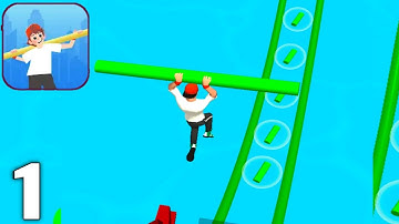 Stunt Rails - Gameplay Walkthrough Part 1 All Levels 1-25 (Android & iOS)